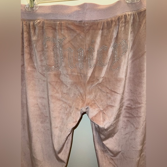 Juicy Couture Velour Lounge Pants – XL – Rhinestone Juicy Back – NWT - Picture 7 of 9